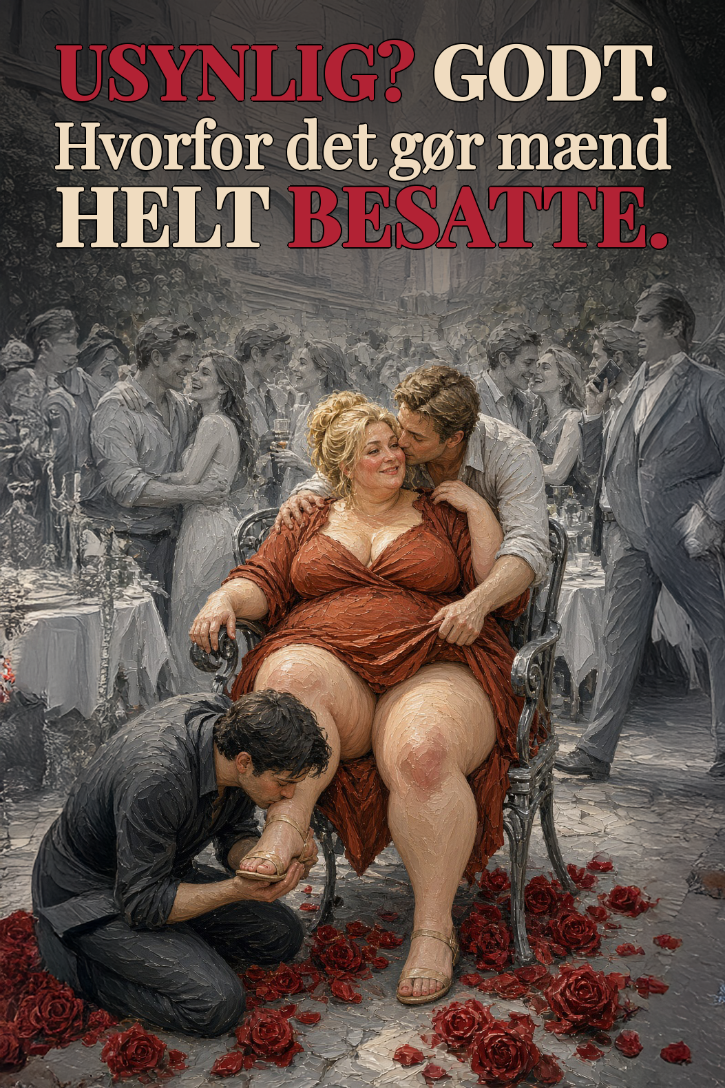 INVISIBLE? GOOD. Why it drives men INTO OBSESSION cover, Dansk